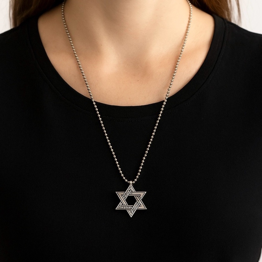Lagos Silver Star of David Pendant Necklace New w/ Tags